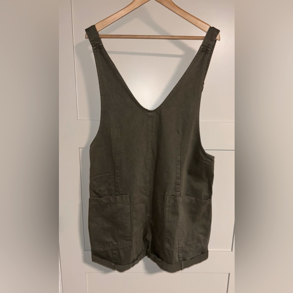 By Together Olive Green Utility Romper - Picture 3 of 7